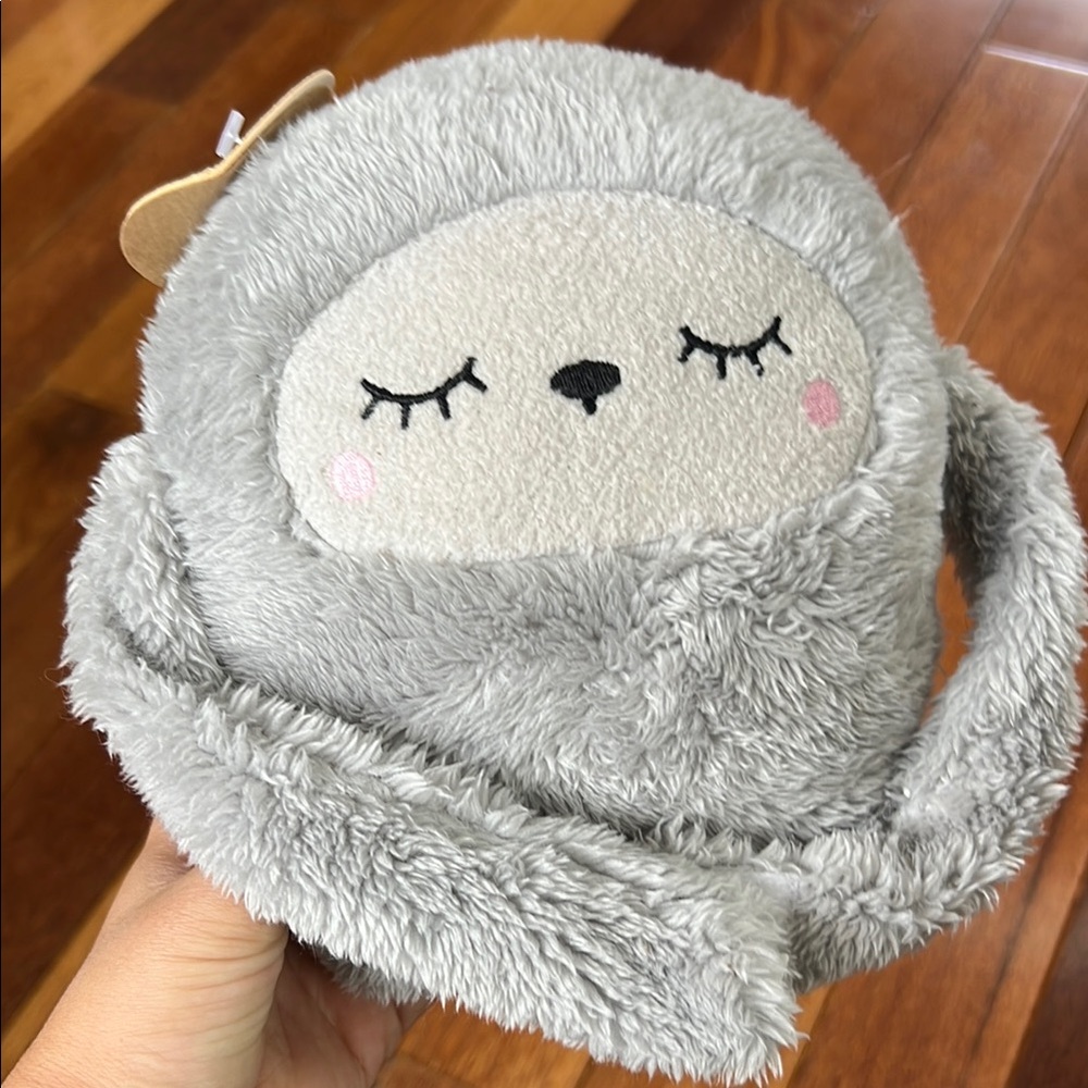 Noodoll Cute Gray Sloth Plush Toy